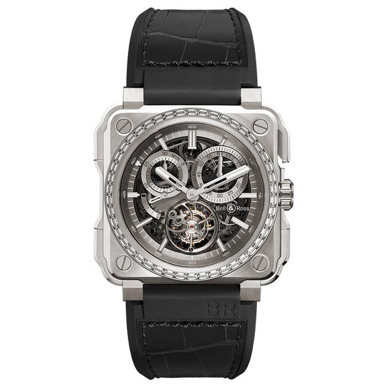 BELL & ROSS Watch Replica BR-X1 TOURBILLON TITANIUM DIAMONDS BRX1-CHTB-TI-D